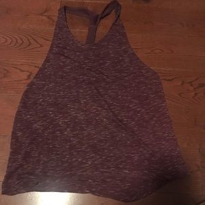 Forever 21 plum heather workout tank top